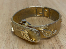Load image into Gallery viewer, Vintage Pilgrim Lady 17J Gold Tone Cuff Bangle Hand-Wind Mechanical Watch Hours