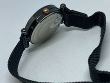 Load image into Gallery viewer, NEBULA Lady Black Mesh Magnetic Band Prism Analog Quartz Watch Hours~New Battery