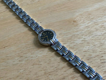 Load image into Gallery viewer, Citizen Eco-Drive B023 Lady Silver Rhinestone Solar Analog Quartz Watch Hours