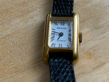Load image into Gallery viewer, VTG Aristex Lady Hot Style Gold Tone Rectangle Hand-Wind Mechanical Watch Hours