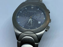 Load image into Gallery viewer, Kenneth Cole Men Gunmetal Analog Quartz Chronograph Watch Hours~Date~New Battery