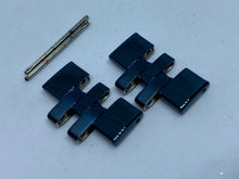 Load image into Gallery viewer, Two New Original Fossil Blue Steel Band Links ~ For BQ2324 Watch