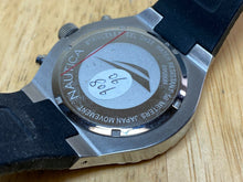 Load image into Gallery viewer, Nautica Mens 50m Steel Analog Quartz Chronograph Watch Hours~Date~New Battery