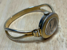 Load image into Gallery viewer, Vintage San Mauno Lady Gold Tone Cuff Bangle Hand-Wind Mechanical Watch Hours