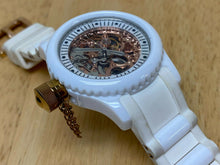 Load image into Gallery viewer, Invicta 1827 Men Lady 50m White Ceramic Hand-Wind Mechanical Analog Watch Hours