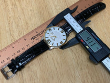 Load image into Gallery viewer, AUGUST Steiner Men Dual Tone Leather Swiss Analog Quartz Watch Hours~New Battery