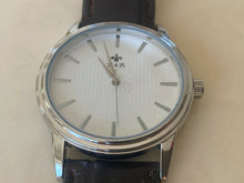 Load image into Gallery viewer, Unused B&R Mens Silver Textured Dial Analog Quartz Watch Hours~New Battery