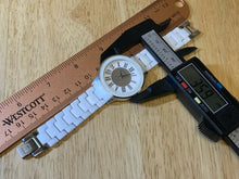 Load image into Gallery viewer, Anne Klein AK/1949 Lady Ceramic Band Bezel Analog Quartz Watch Hours~New Battery