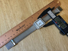 Load image into Gallery viewer, Saint James Men Lady Rhinestone Square Mesh Analog Quartz Watch Hour~New Battery