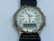 Load image into Gallery viewer, Vintage Cosetti Men Moving Bezel 50m Silver Analog Quartz Watch Hour~New Battery