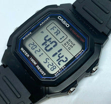 Load image into Gallery viewer, Casio W-800H Men Black Square Digital Alarm Chrono Quartz Watch Hour~New Battery