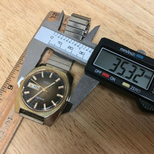 Load image into Gallery viewer, Vintage IMADO Mens 21 Jewel Gold Tone Self-Winding Automatic Watch Hour~Day Date