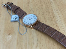 Load image into Gallery viewer, Unused August Steiner Real Diamonds Rose Gold Tone Quartz Watch Hour~New Battery