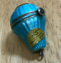 Load image into Gallery viewer, Vintage ABRA Swiss Blue Sterling Silver Hand-Winding Necklace Pendant Watch Hour