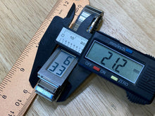 Load image into Gallery viewer, Ventura Design On Time Sapphire Rectangle LCD Digital Quartz Watch Hour~New Batt