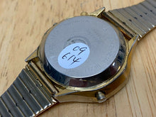 Load image into Gallery viewer, RARE VTG LA GENERALE Men Gold Tone Swiss RED LED Digital Chronograph Watch Hours