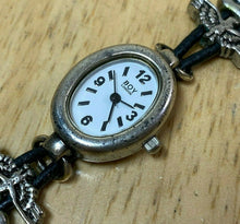 Load image into Gallery viewer, Boy London Lady Ornate Sterling Tone Oval Analog Quartz Watch Hours~New Battery