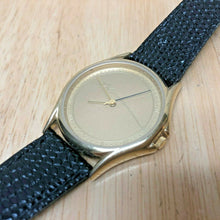 Load image into Gallery viewer, Vintage A*belle Men Classic Gold Tone Leather Analog Quartz Watch Hours~New Batt