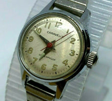 Load image into Gallery viewer, Vintage 66 Caravelle Bulova Lady Silver Stretch Hand-Wind Mechanical Watch Hours