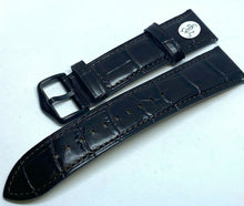 Load image into Gallery viewer, Original Fossil Genuine Dark Brown Leather Built-in Pins Watch Strap Band~22 mm