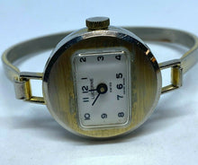 Load image into Gallery viewer, Vintage Lucerne Swiss Gold Tone Lady Cuff Bangle Hand-Wind Mechanical Watch Hour