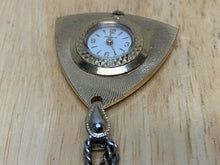 Load image into Gallery viewer, Vintage Caravelle By Bulova Lady Gold Tone Hand-Wind Pendant Pocket Watch Hours