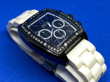 Load image into Gallery viewer, Lanciani Men Lady Black Barrel Analog Quartz Chronograph Watch Hours~New Battery