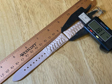 Load image into Gallery viewer, Original Fossil Pinkish Beige Braided Genuine Leather Watch Strap Band~18mm