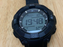 Load image into Gallery viewer, Unknown Logo Mens 100m Black Digital Quartz Alarm Chrono Watch Hours~New Battery