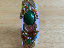 Load image into Gallery viewer, Vintage Geneva Lady 17 Jewel Stones Cuff Bangle Hand-Wind Mechanical Watch Hour