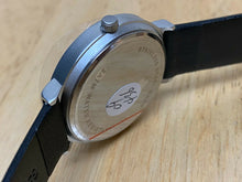 Load image into Gallery viewer, Unused Curtis Men 30m Black Silver Leather Analog Quartz Watch Hours~New Battery