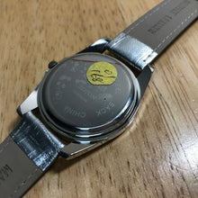 Load image into Gallery viewer, Unused Manhattan By Croton Men Silver Leather Analog Quartz Watch Hours~New Batt