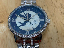Load image into Gallery viewer, Disney Tinkerbell eWatch Men Silver Rhinestone Analog Quartz Watch Hour~New Batt