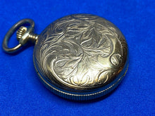 Load image into Gallery viewer, Vintage Caravelle-Bulova Swiss 36mm Gold Tone Half Hunter Hand-Wind Pocket Watch