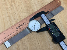 Load image into Gallery viewer, Unused Cluse Mens 30m Silver White Mesh Analog Quartz Watch Hours~New Battery