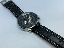 Load image into Gallery viewer, Jaragar Mens Silver Black Moving Bezel Self-Wind Automatic Watch Hours~Day Date