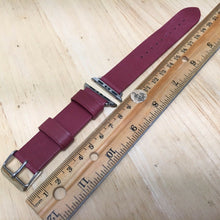 Load image into Gallery viewer, New Genuine Leather Brown Watch Band Strap~20mm Straight End+Special Lug Adapter