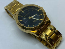 Load image into Gallery viewer, Dreaming Q&P Men Gold Tone Black Dial Luxury Analog Quartz Watch Hour~New Batter