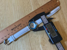 Load image into Gallery viewer, Relic ZR36021 Lady Silver White Leather Analog Quartz Watch Hours~New Battery