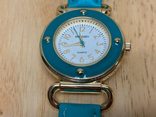 Load image into Gallery viewer, Unused Embassy By Gruen Lady Gold Tone Green Analog Quartz Watch Hour~New Batter