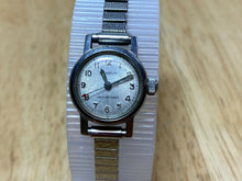 Load image into Gallery viewer, Vintage Benrus Lady Textured Dial Silver Swiss Hand-Wind Mechanical Watch Hours