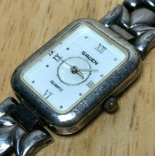Load image into Gallery viewer, Vintage Gruen Lady Swiss Parts Rectangle Analog Quartz Watch Hours~New Battery