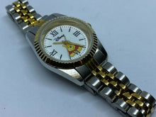 Load image into Gallery viewer, Disney Pooh Bear Lady Dual Tone Fluted Bezel Analog Quartz Watch Hour~New Batter