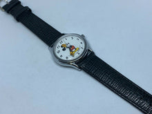 Load image into Gallery viewer, Vintage Lorus V515 Disney Mickey Leather Analog Quartz Watch Hours~New Battery