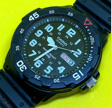 Load image into Gallery viewer, Casio MRW-200H Men 100m Military Dial Moving Bezel Quartz Watch Hour~New Battery
