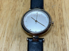 Load image into Gallery viewer, Skagen Lady 30m Rhinestone Steel Leather Analog Quartz Watch Hours~New Battery