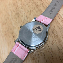 Load image into Gallery viewer, Debbie Brooks Pink Silver Moving Goods Leather Analog Quartz Watch Hour~New Batt
