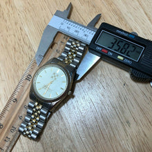 Load image into Gallery viewer, Vintage Ultimate EXT Men Classic Fluted Bezel Analog Quartz Watch Hours~New Batt