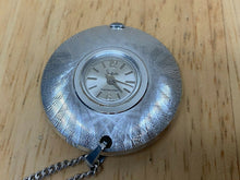 Load image into Gallery viewer, Vintage Sheffield Lady Silver Swiss Hand-Wind Necklace Pendant Pocket Watch Hour