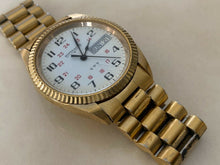Load image into Gallery viewer, VTG Wittnauer Men Military Dial Fluted Bezel Analog Quartz Watch Hour~New Batter
